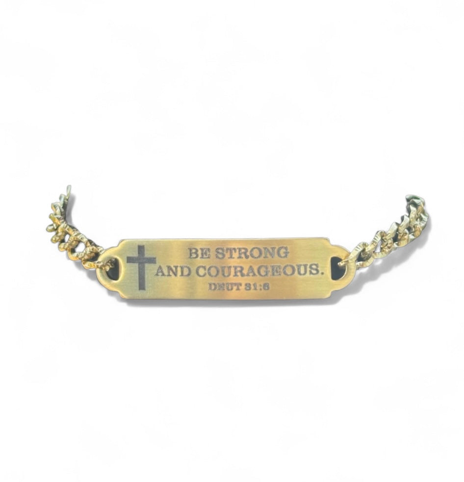 Engraved Bible verse